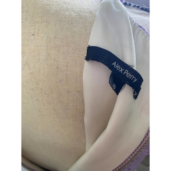 Alex Perry Color Block Lace Embroidery Mini Dress Size 8UK or 4US - Picture 6 of 14